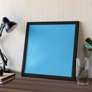 Frame with light blue background
